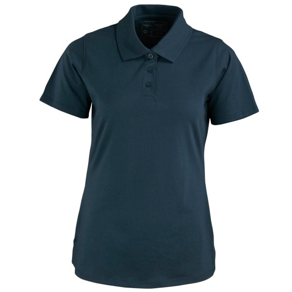 Polera Polo DryFresh Smooth® 60% Algodón Manga Corta Mujer