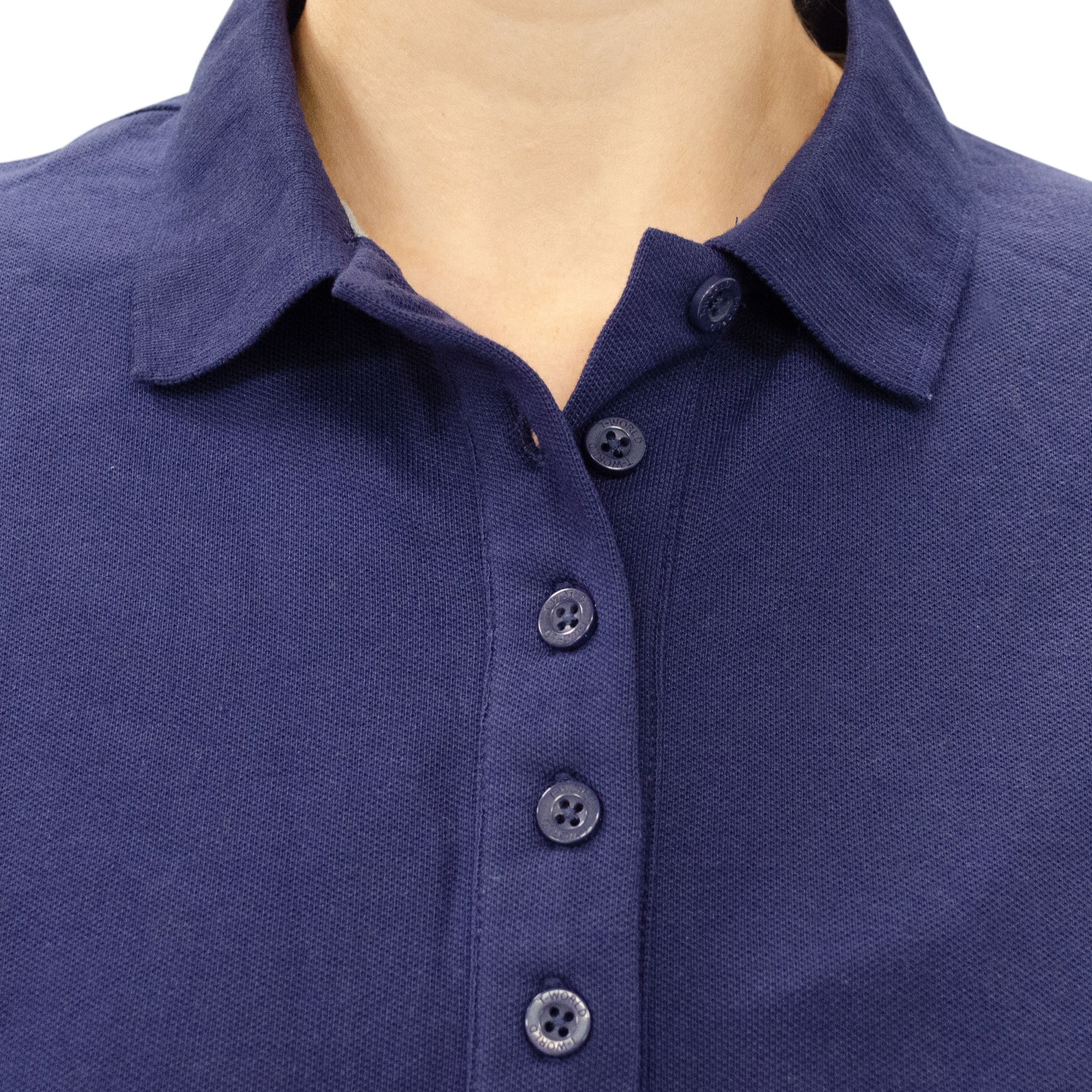 Polera Polo Confort Spandex Manga Corta Mujer - Imagen 3