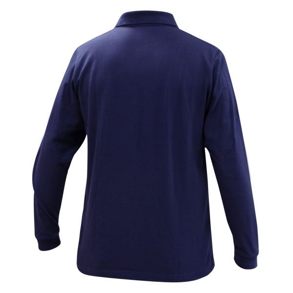 Polera Polo Confort Spandex Manga Larga Hombre - Imagen 2