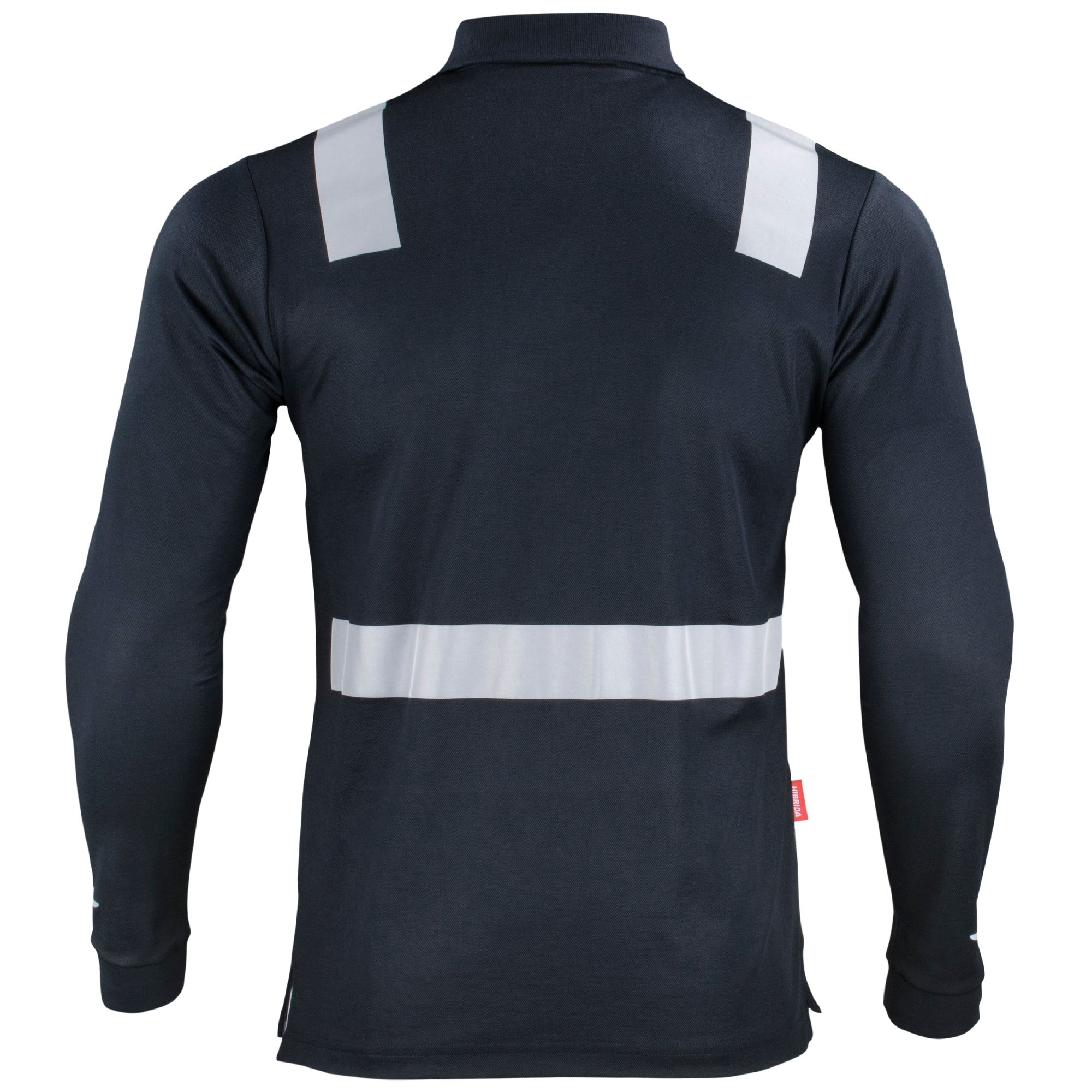 Polera Polo Hibrida con Cinta Reflectiva Manga Larga Hombre - Imagen 3