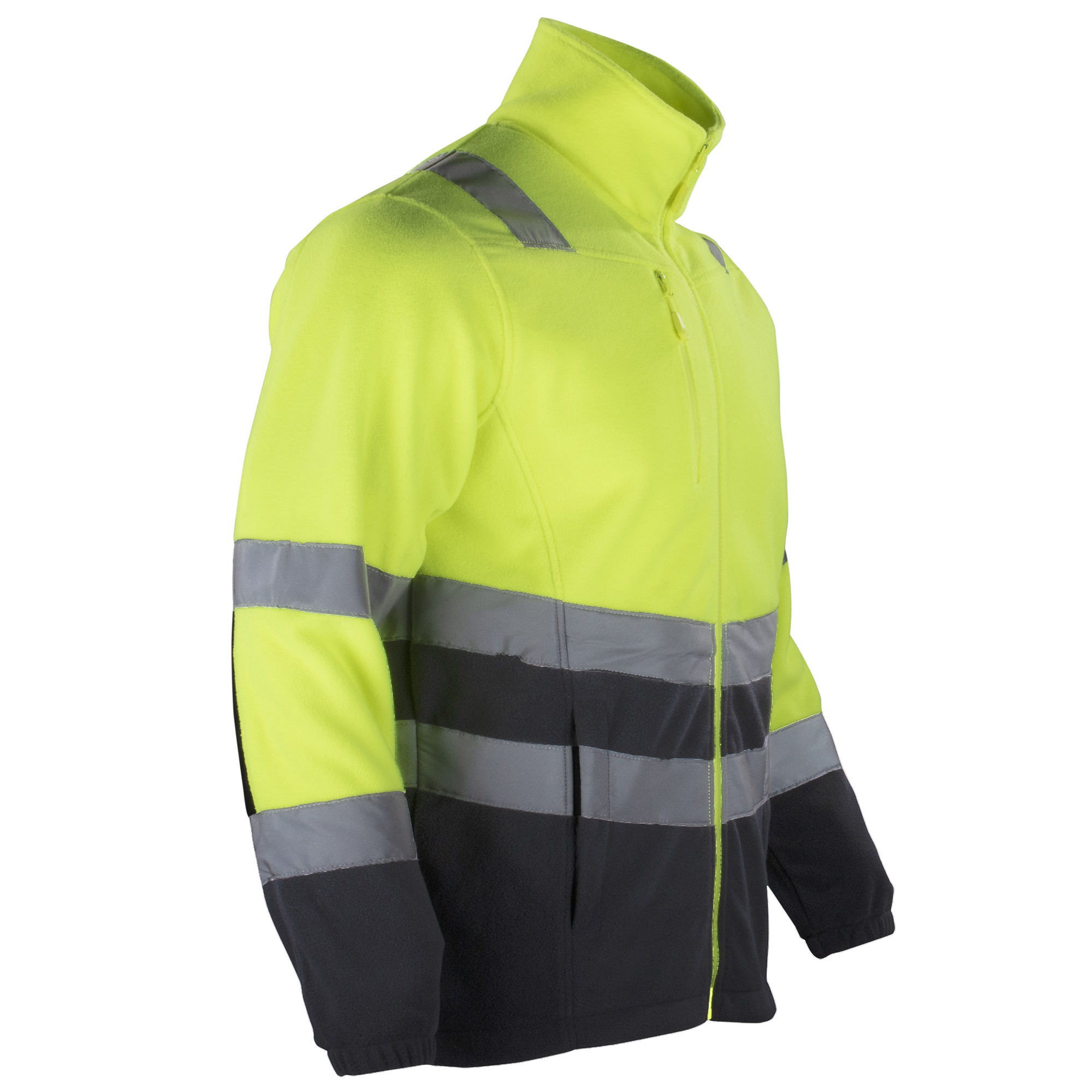 Micropolar Hi-Vis Clase 2 Bi-Color Manga Larga Hombre - Imagen 2
