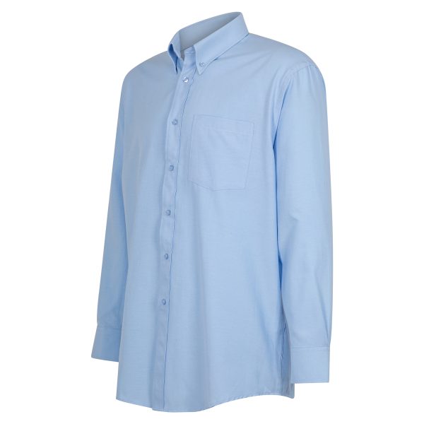 Camisa Oxford Classic Con Bolsillo Manga Larga Hombre - Imagen 3