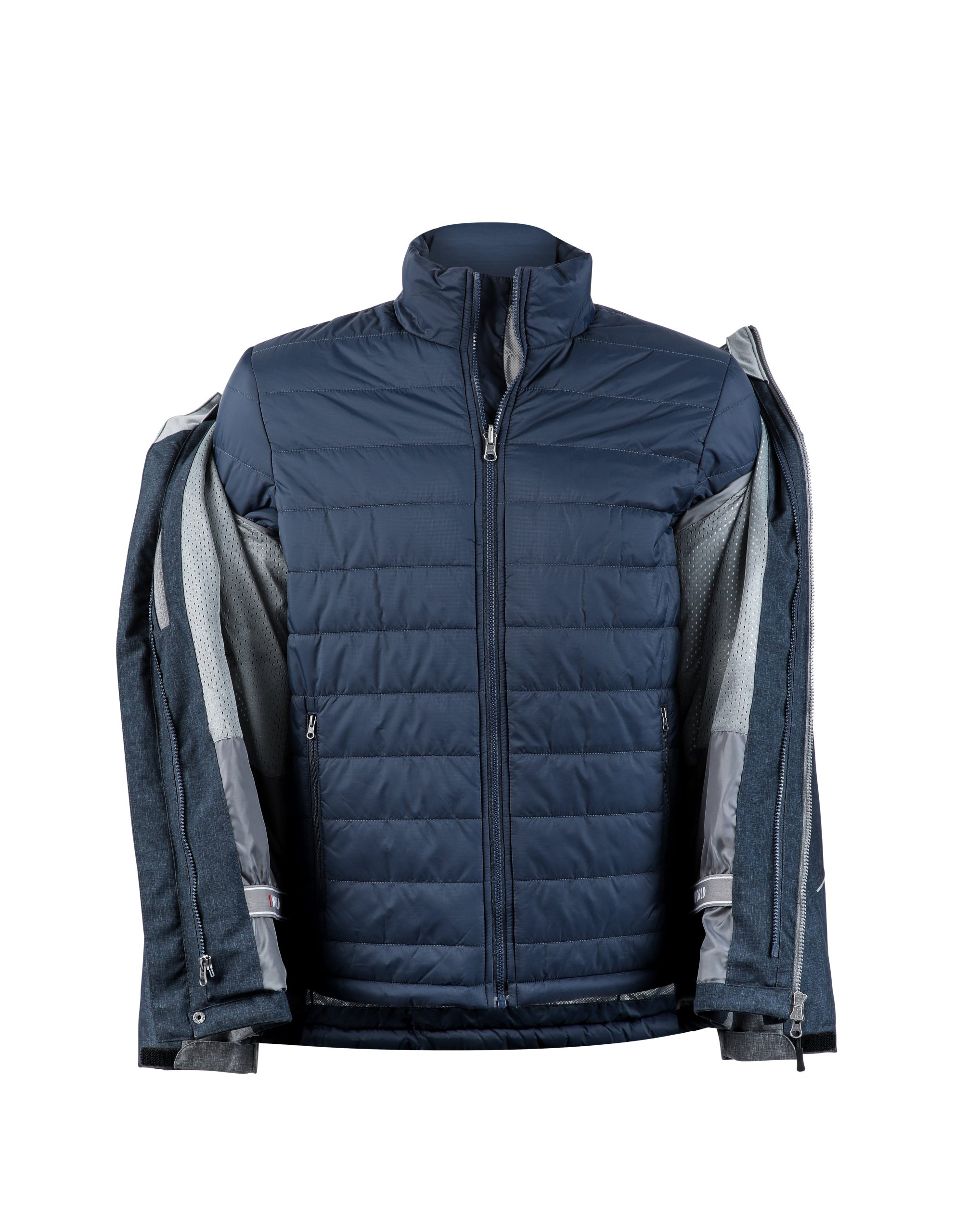 Parka 3 en 1 Desmontable Secuoya Manga Larga Hombre - Imagen 2