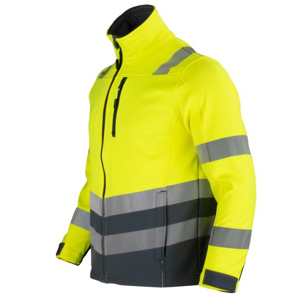 Chaqueta Softshell Hi-Vis Clase 2 Manga Larga Hombre - Imagen 2