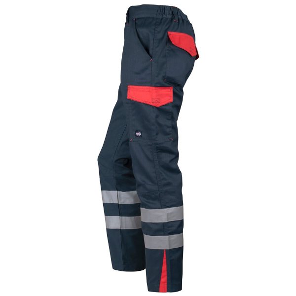 Pantalón Cargo Gabardina Bi-Color Con Cintra Hombre - Imagen 2